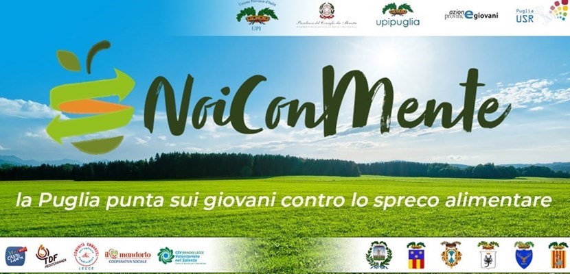 “NoiConMente”: la Puglia punta sui giovani studenti contro lo spreco alimentare
