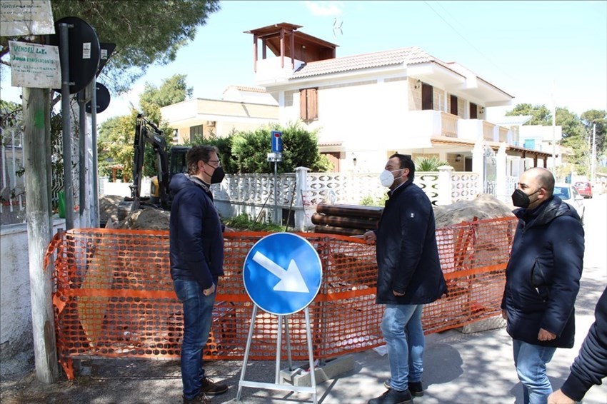 Le foto del cantiere a Chiatona