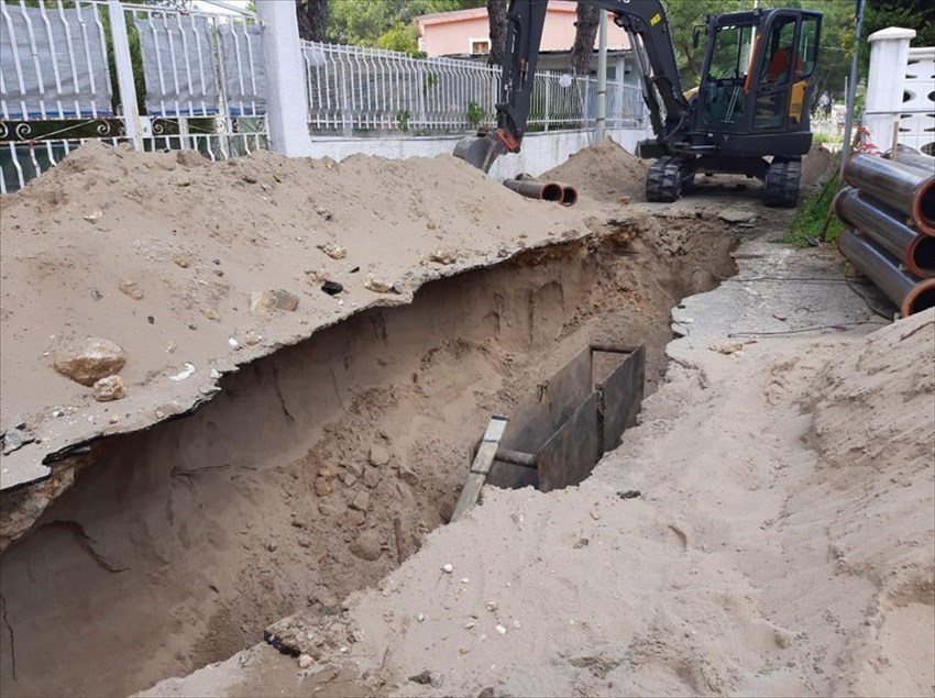 Le foto del cantiere a Chiatona