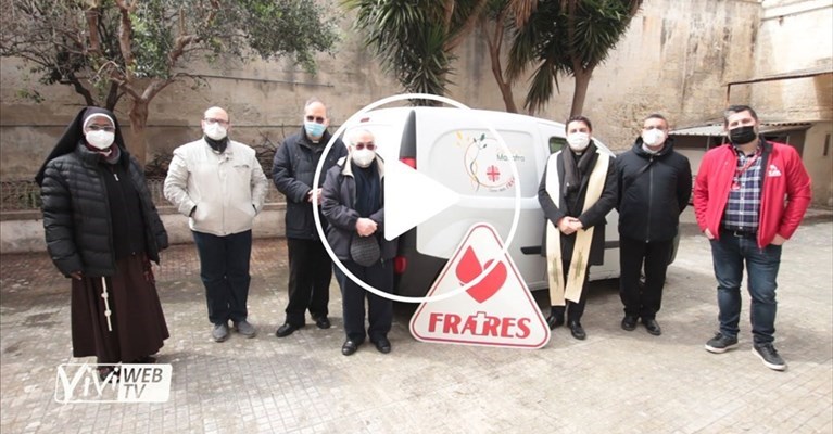 La Fratres di Massafra ha donato un mezzo alla Caritas