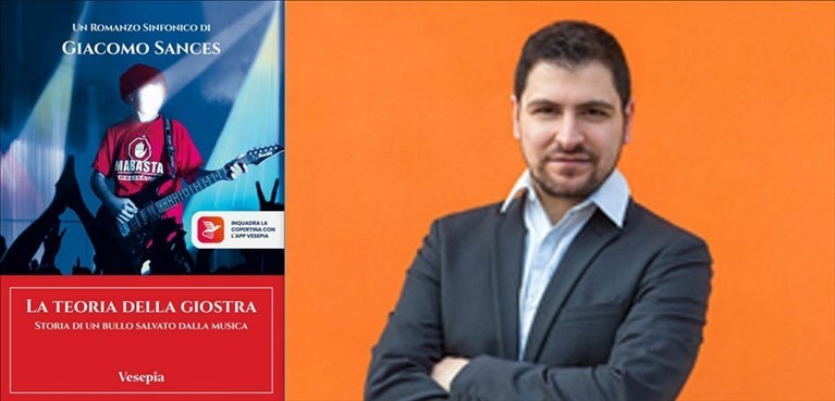 Giacomo Sances, giovane autore del libro “La teoria della giostra – storia di un bullo salvato dalla musica” Giacomo Sances, giovane autore del libro “La teoria della giostra – storia di un bullo salvato dalla musica”