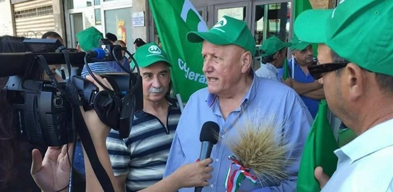 Il presidente della Cia Puglia Carrabba Il presidente della Cia Puglia Carrabba