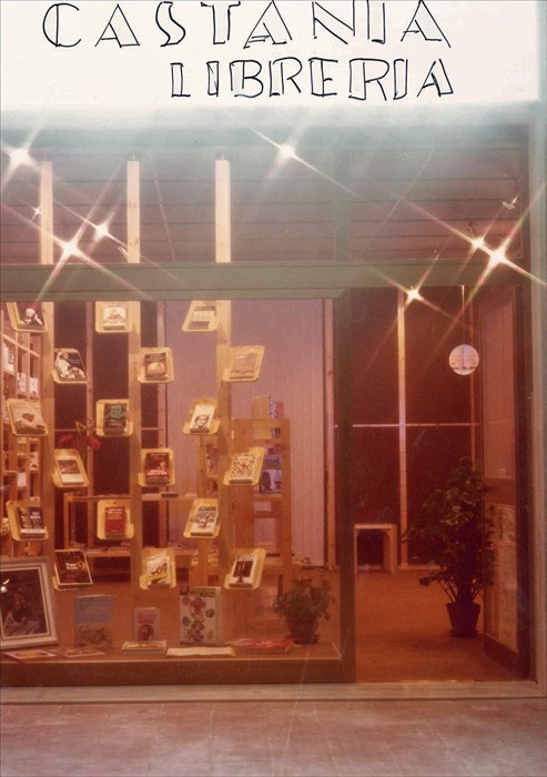 L'apertura della libreria Castania nel 1979