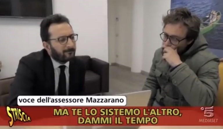 Mazzarano e Striscia la Notizia