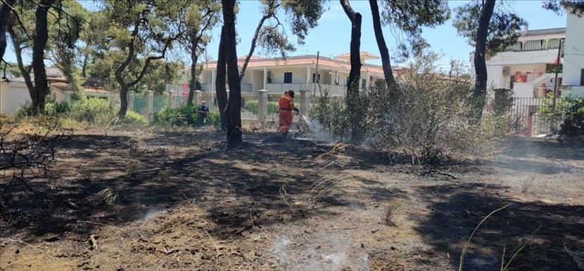 Incendio a Marina di Ginosa