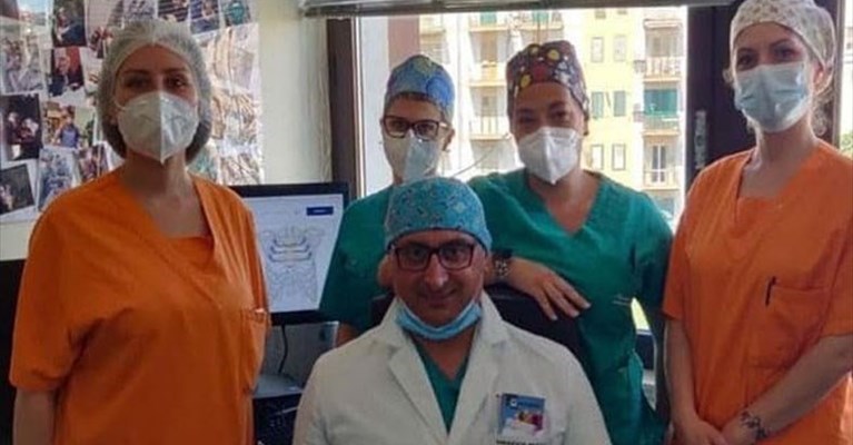 Il dottor Leggieri e la sue equipe Il dottor Leggieri e la sue equipe