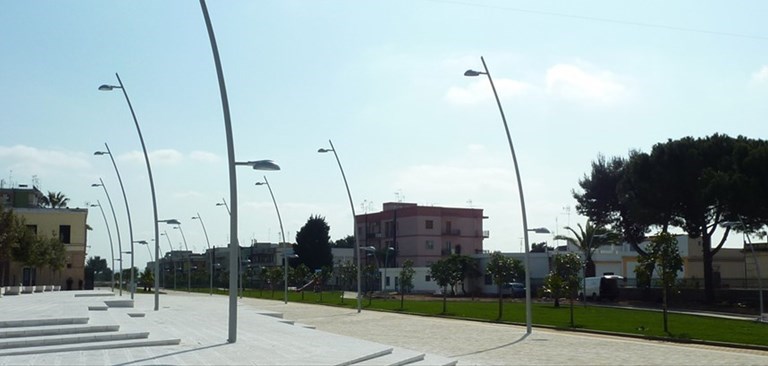 Piazza Giovanni Paolo II a Palagianello