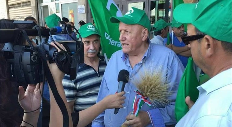 Il presidente della Cia Puglia Carrabba Il presidente della Cia Puglia Carrabba