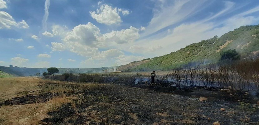 Allarme incendi, pomeriggio intenso nel territorio di Castellaneta