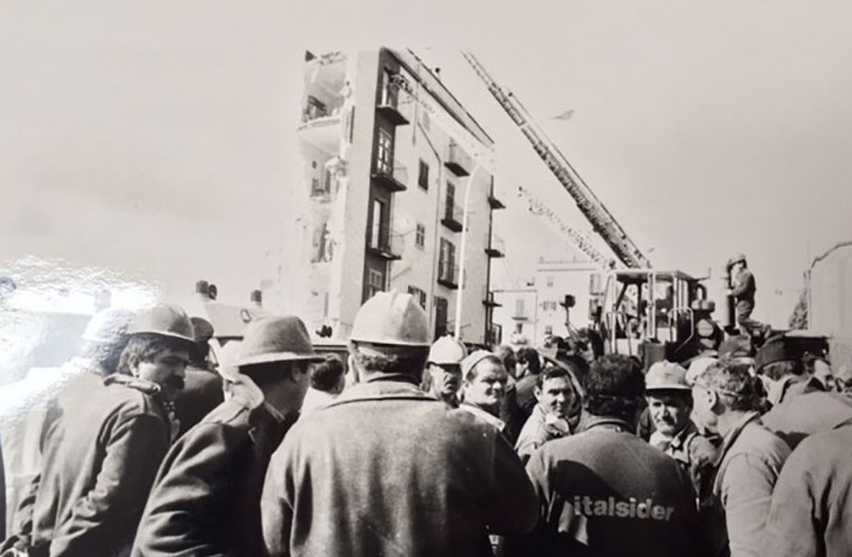 Il crollo di viale Verdi, nel 1985 Il crollo di viale Verdi, nel 1985