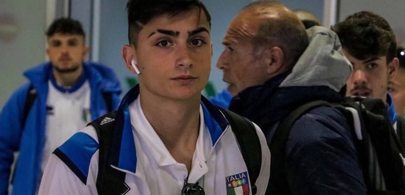 Il calciatore Nicolò Gramegna