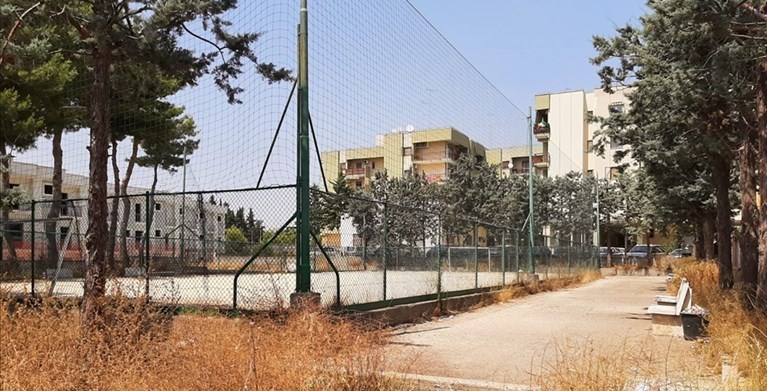 Campetto di calcetto sito in zona Prato Fiorito a Massafra