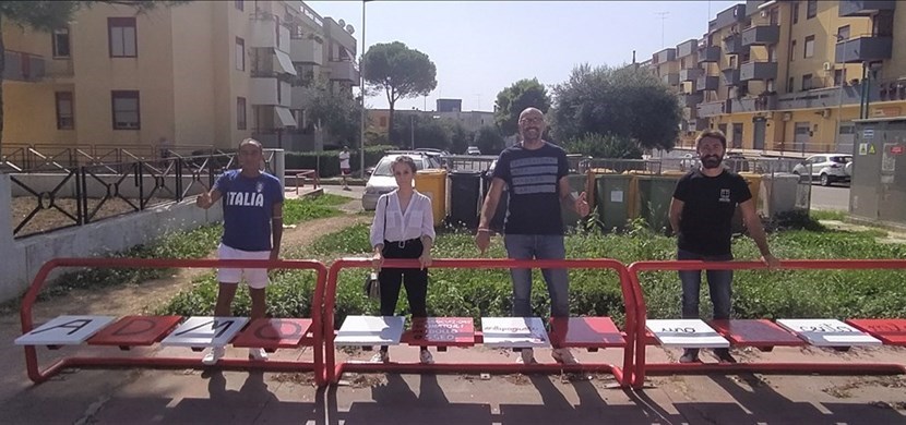 Foto di gruppo a lavoro finito