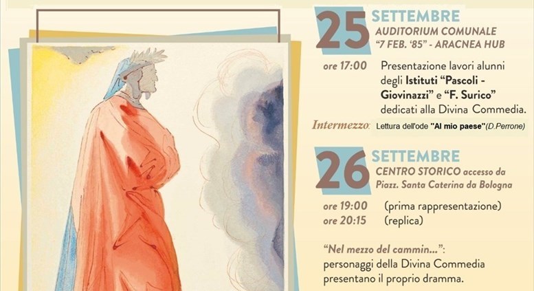 "Castellaneta celebra Dante": una due giorni targata pro loco "Domenica Terrusi"
