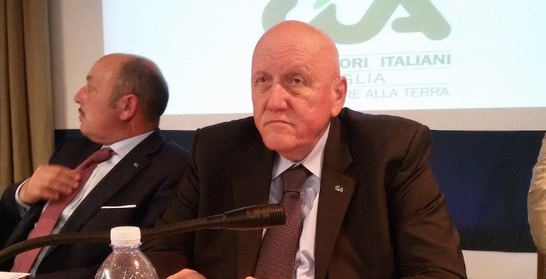 Raffaele Carrabba, presidente regionale di CIA Agricoltori Italiani della Puglia