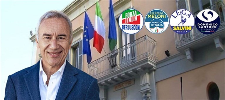 Santoro e i partiti a sostegno Santoro e i partiti a sostegno