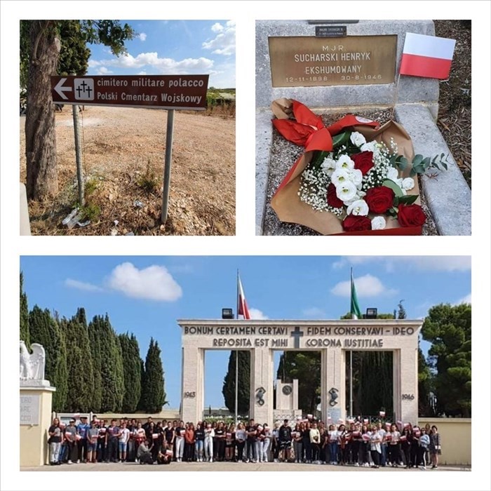 VISITA cimitero soldati polonia - CASAMASSIMA