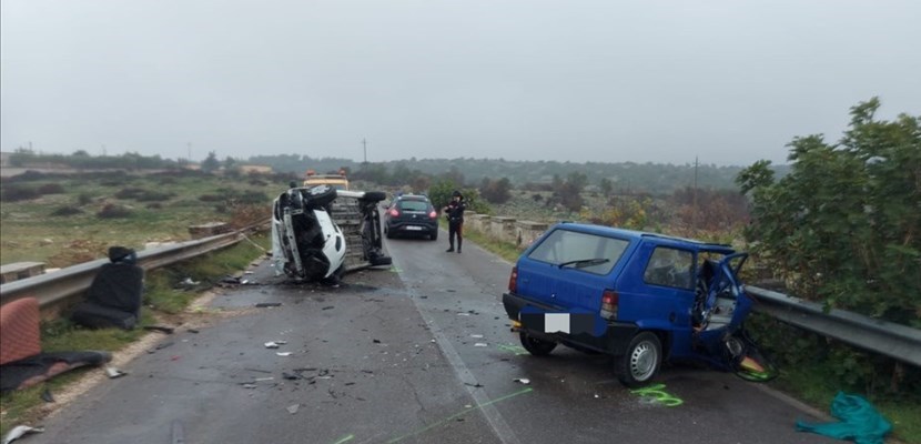 Scontro mortale in via Matera