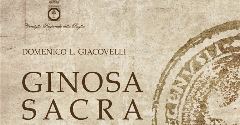 Il volume “Ginosa sacra” di Domenico L. Giacovelli Il volume “Ginosa sacra” di Domenico L. Giacovelli