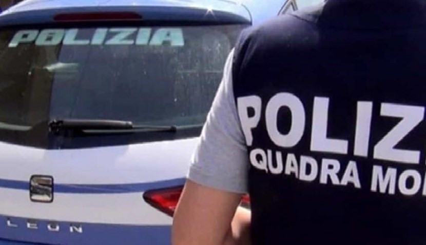 La Squadra mobile della polizia