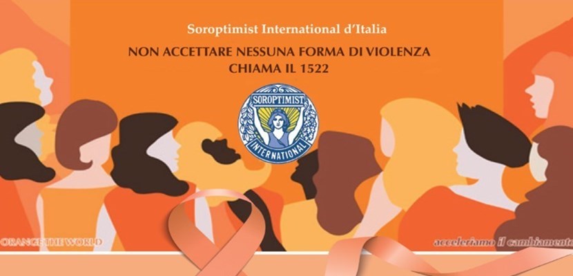 Sciarpa in dono e palazzi color arancio: il Soroptimist Club Taranto contro la violenza sulle donne