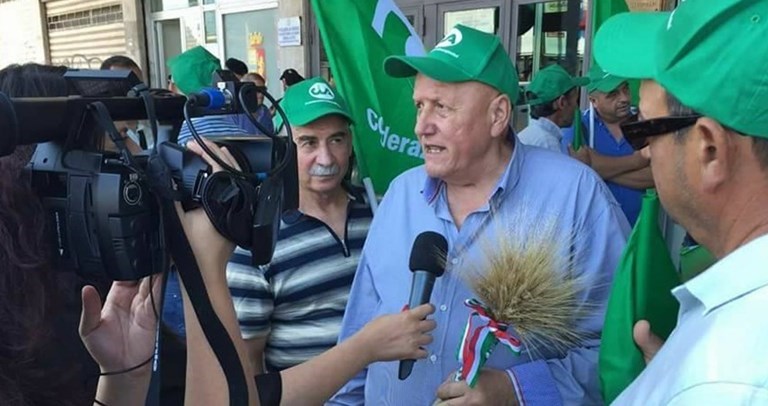 Il presidente della Cia Puglia Carrabba Il presidente della Cia Puglia Carrabba