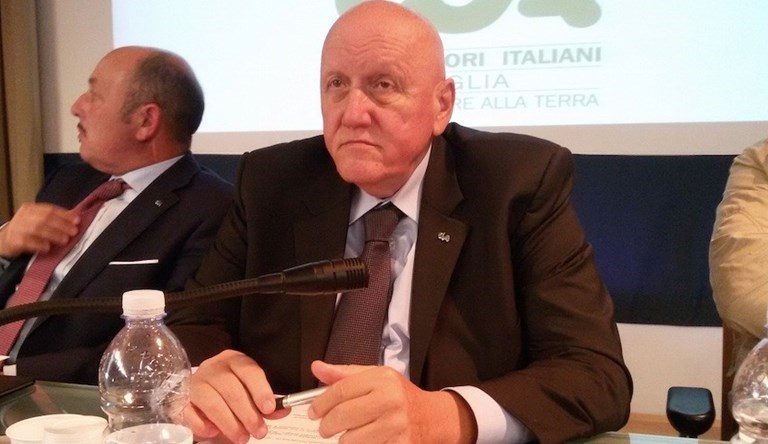 Raffaele Carrabba, presidente regionale di CIA Agricoltori Italiani della Puglia Raffaele Carrabba, presidente regionale di CIA Agricoltori Italiani della Puglia