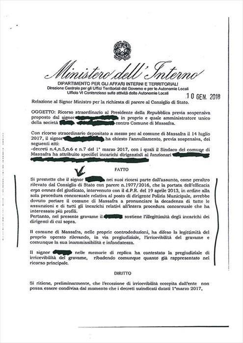 PINUCCIO/TAMBURRANO TRA ACCUSE E DIFESE