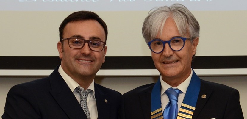 Da sinistra il Presidente uscente Luigi Salvi e il Presidente entrante Vito Semeraro