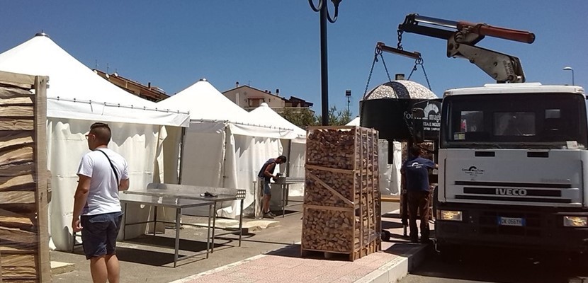 Work in progress per la "Festa della Pizza" Work in progress per la "Festa della Pizza"