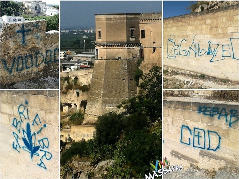Graffiti al castello