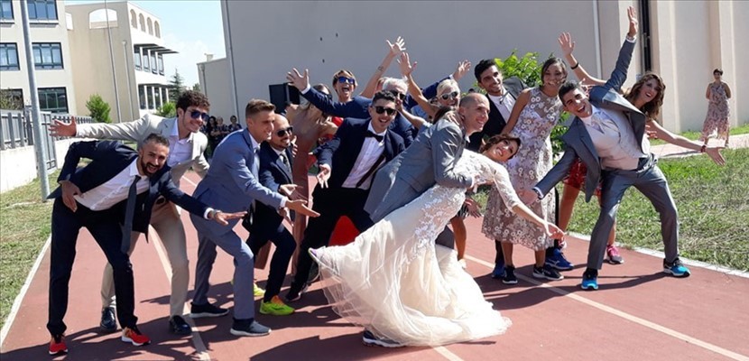 Festeggiamenti al Liceo Einstein per Antonella Palmisano Festeggiamenti al Liceo Einstein per Antonella Palmisano