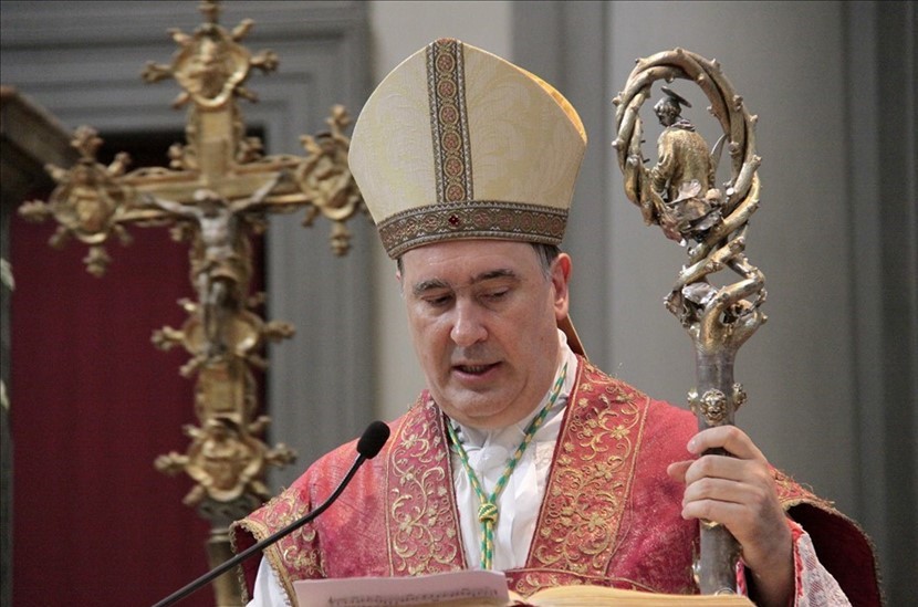 Il vescovo Claudio Maniago