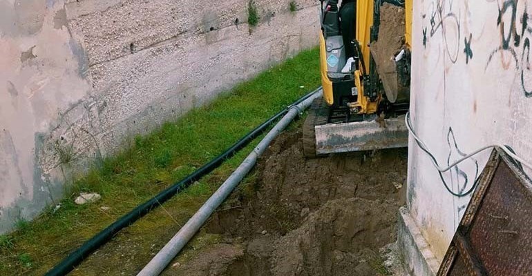 Interventi sul sottopasso di Chiatona