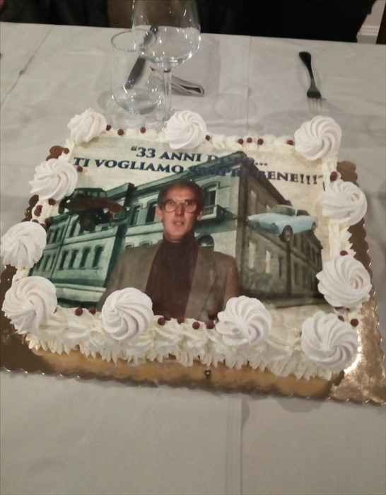 La torta commemorativa