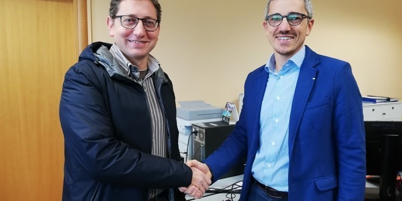 Il sindaco Quarto e il dottor Simeone Il sindaco Quarto e il dottor Simeone