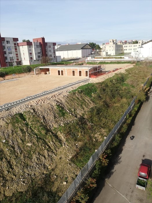 I lavori per la realizzazione della tensostruttura a Castellaneta