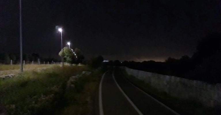 Pista ciclopedonale di via Santa Caterina a Massafra