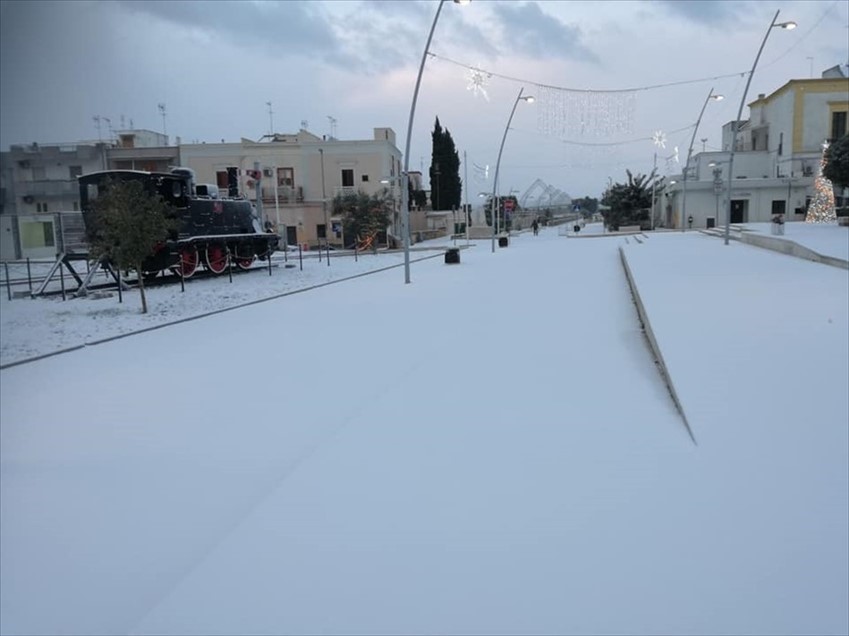 Palagianello sotto la neve