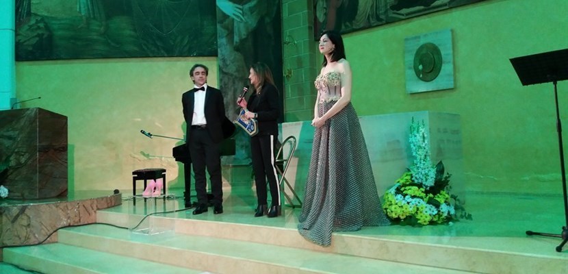 Il pianista Pierluigi Orsini e la cantante Tiziana Spagnoletta