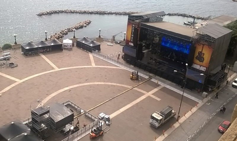 Il palco del Medimex Il palco del Medimex