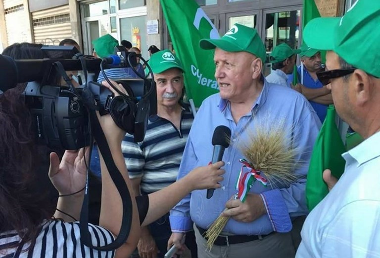 Il presidente della Cia Puglia Carrabba Il presidente della Cia Puglia Carrabba