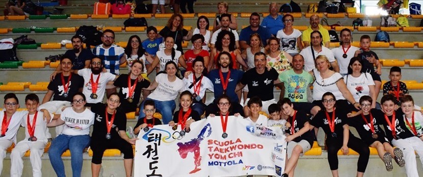 Il team di Taekwondo di Mottola
