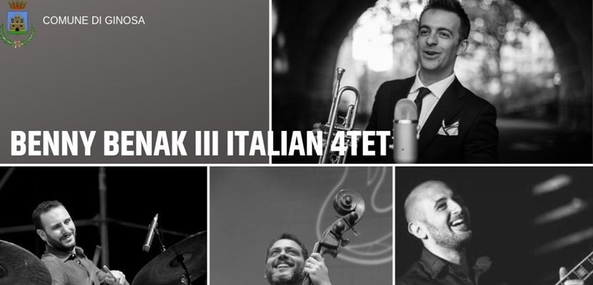 Benny Benack III Italian Quartet live a Ginosa