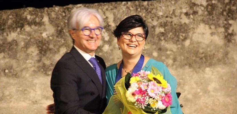 Il presidente uscente e il nuovo presidente del Rotary Club Il presidente uscente e il nuovo presidente del Rotary Club