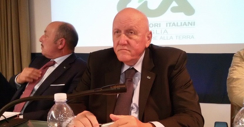 Raffaele Carrabba, presidente regionale di CIA Agricoltori Italiani della Puglia Raffaele Carrabba, presidente regionale di CIA Agricoltori Italiani della Puglia