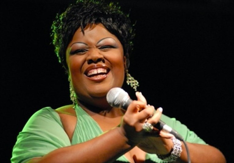 La cantante statunitense Cheryl Porter La cantante statunitense Cheryl Porter