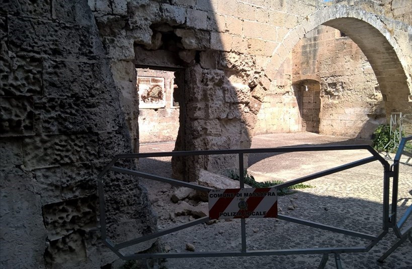 Crollo Castello di Massafra
