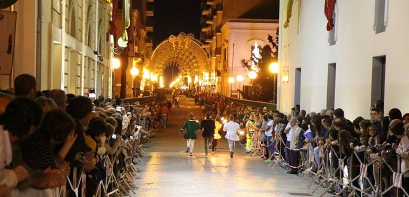 Staffetta per l’aggiudicazione del Palio - Foto di repertorio