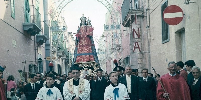 La festa del Rosario nel 1959